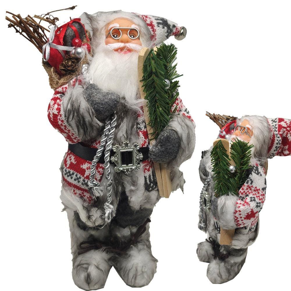 Papai Noel 30cm Enfeite Natalino Decoraçao Natal Fim do Ano Festa Comemoraçao