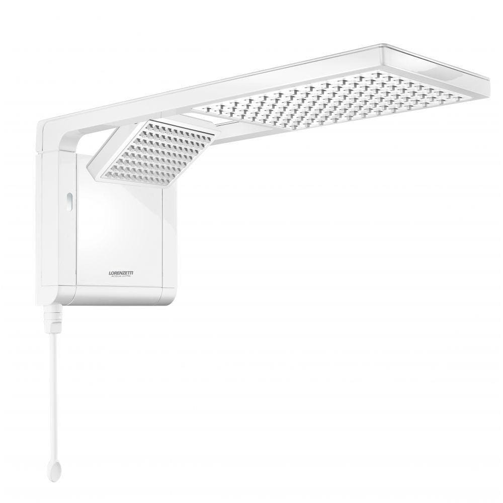 Chuveiro De Parede Acqua Duo Flex 127v 5500w Branco Lorenzet
