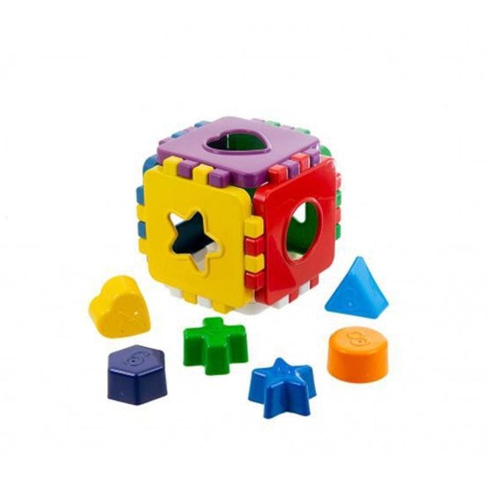 Brinquedo Cubo Baby Educativo Colorido - Kendy