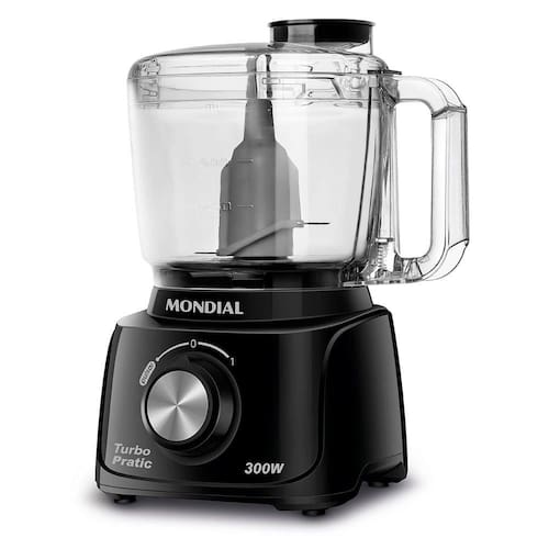 imagem-Mini Processador Turbo Pratic Mondial MP-16-B - 220V