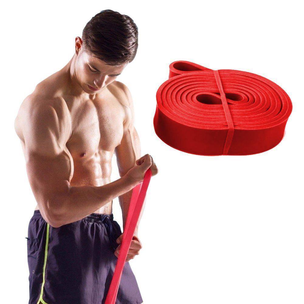 Faixa Elástica Super Band Resistencia Extensor Crossfit Exercicio Vermelho