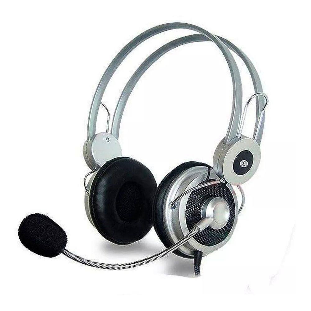 Fone ouvido headset microfone notebook pc skype microfone e gamer | Extra