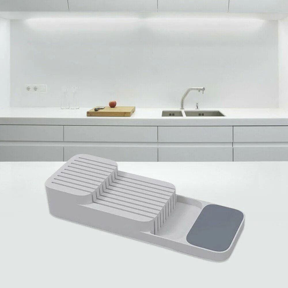 Gaveta Faqueiro porta Faca Separação Organizador Caixa Cozinha Sebo Talheres