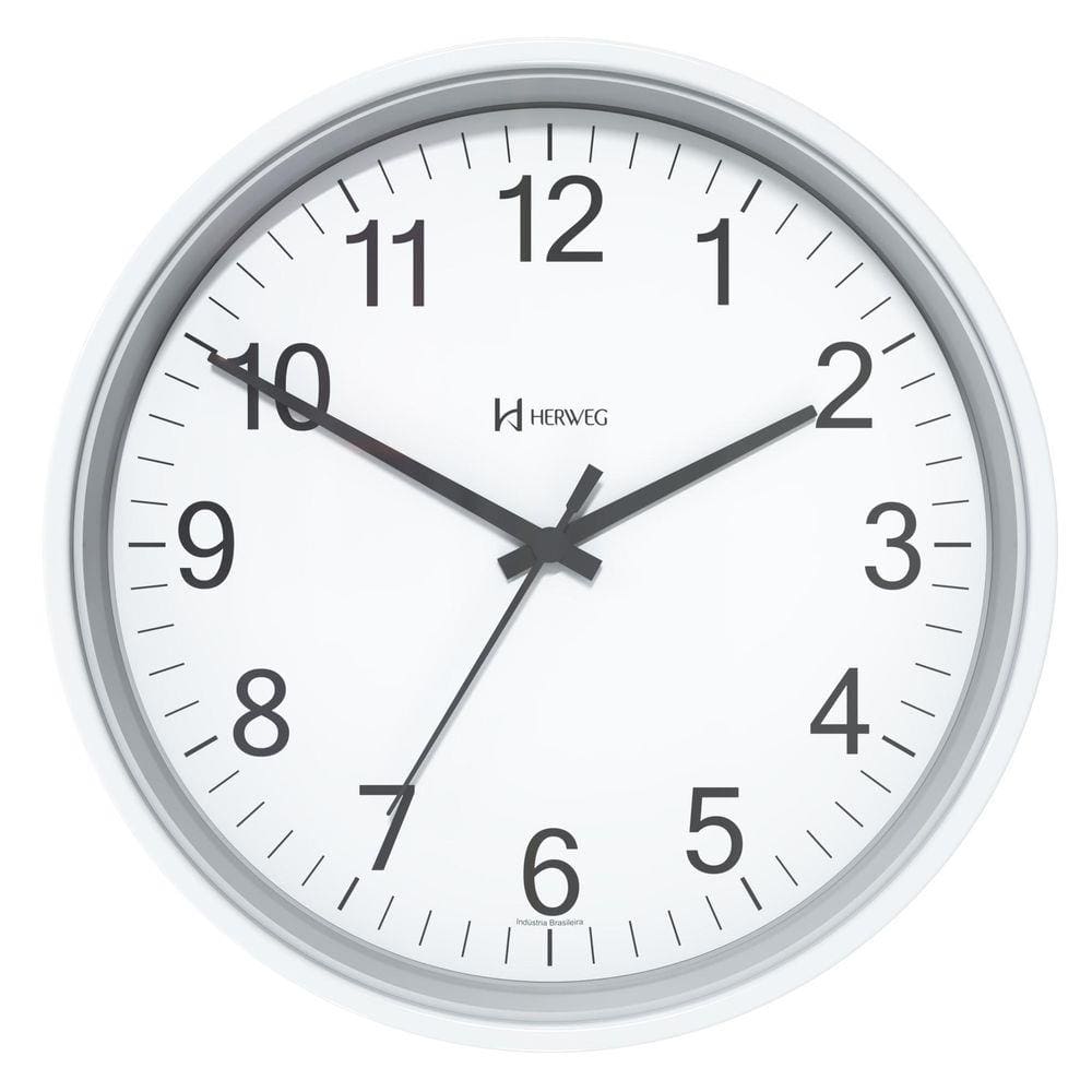 Relógio De Parede Moderno 22Cm Herweg - 6101