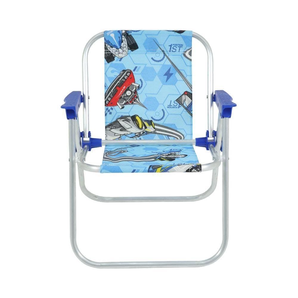 Cadeira De Praia Piscina Infantil Bel - Hot Wheels - Azul