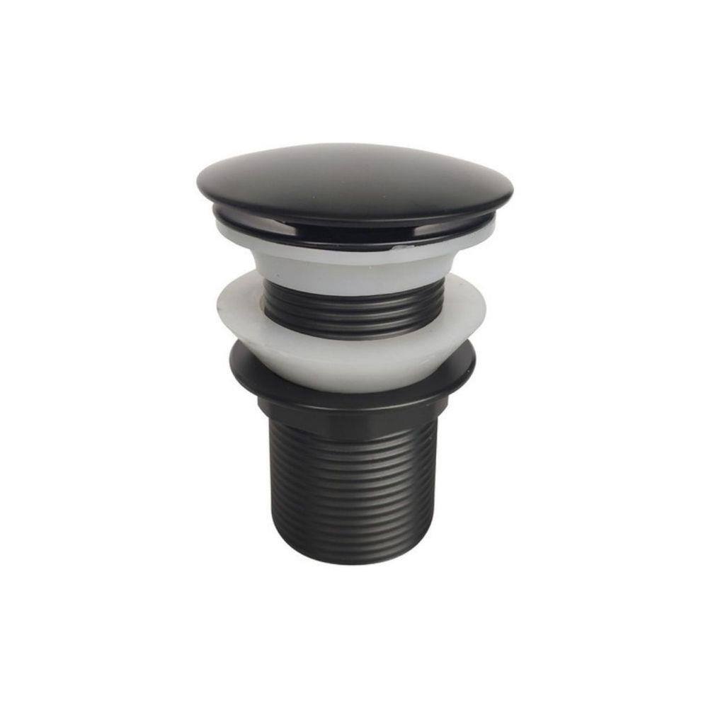 Válvula Ralo 1 1/4 Black Inox Click Up Luxo Inteligente Cuba
