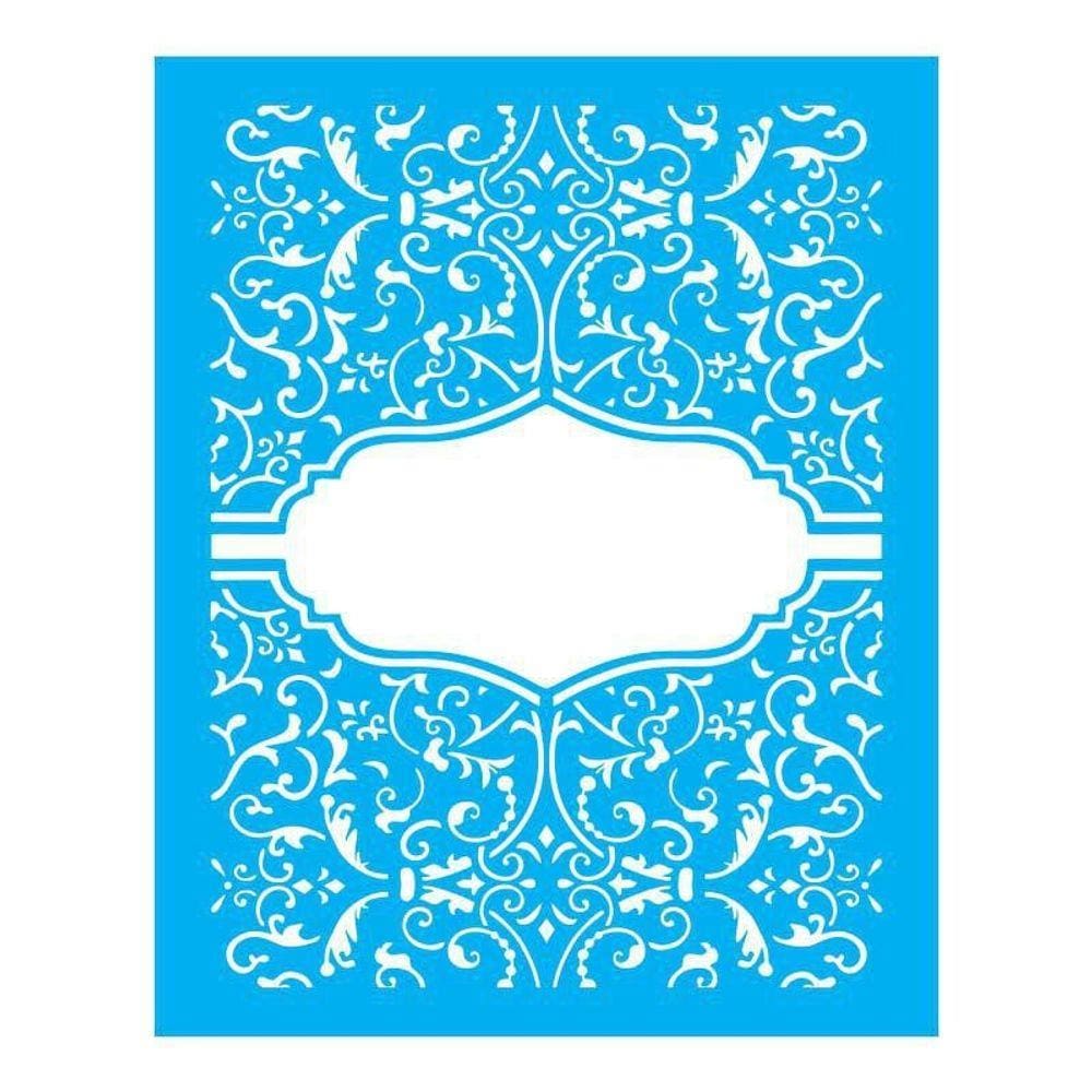 Stencil Tamako Placa Arabesco - 20X25Cm - Ref B209