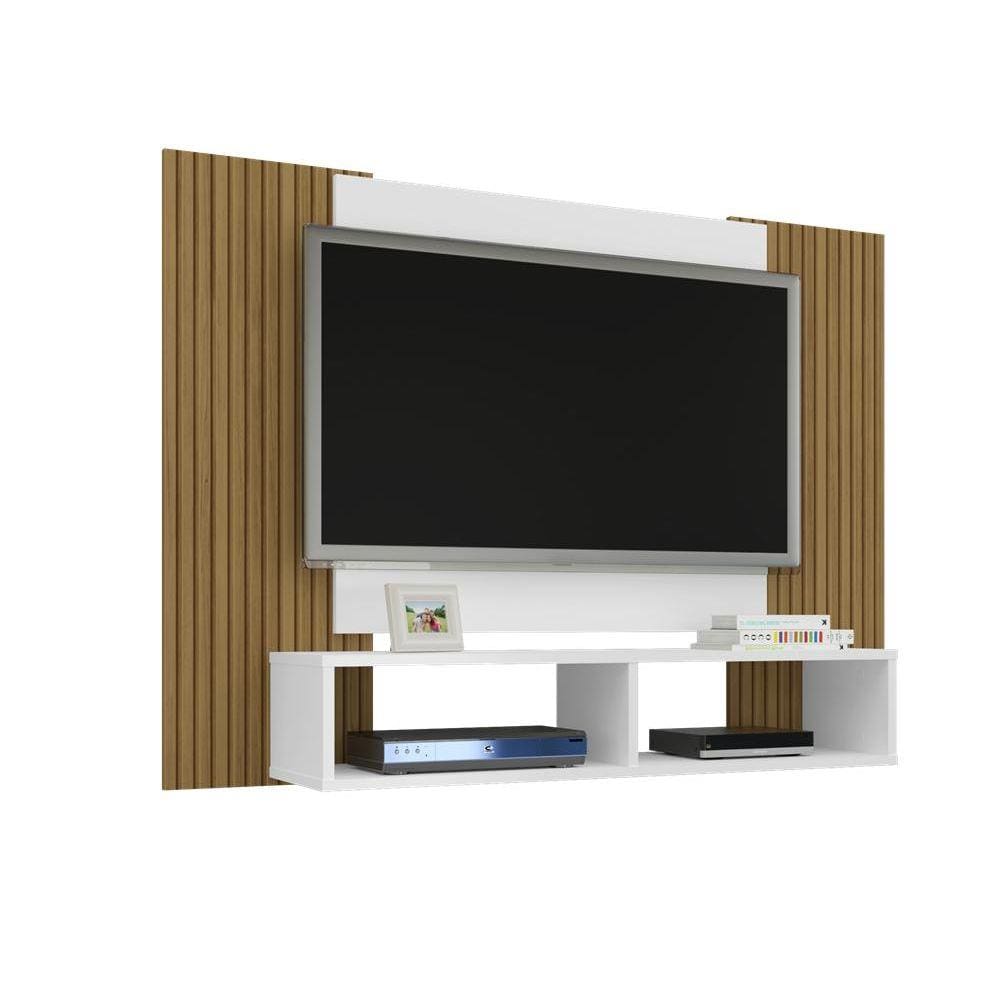 Painel Navi Bechara Branco Ripado TV 47 2075567 Sala