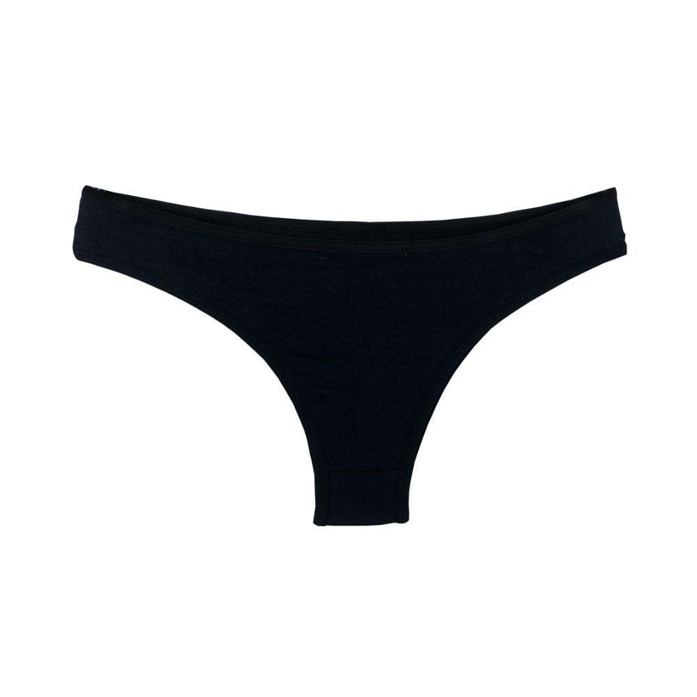 Calcinha Fio Dental Algodão Cotton Básica Lisa Lingerie