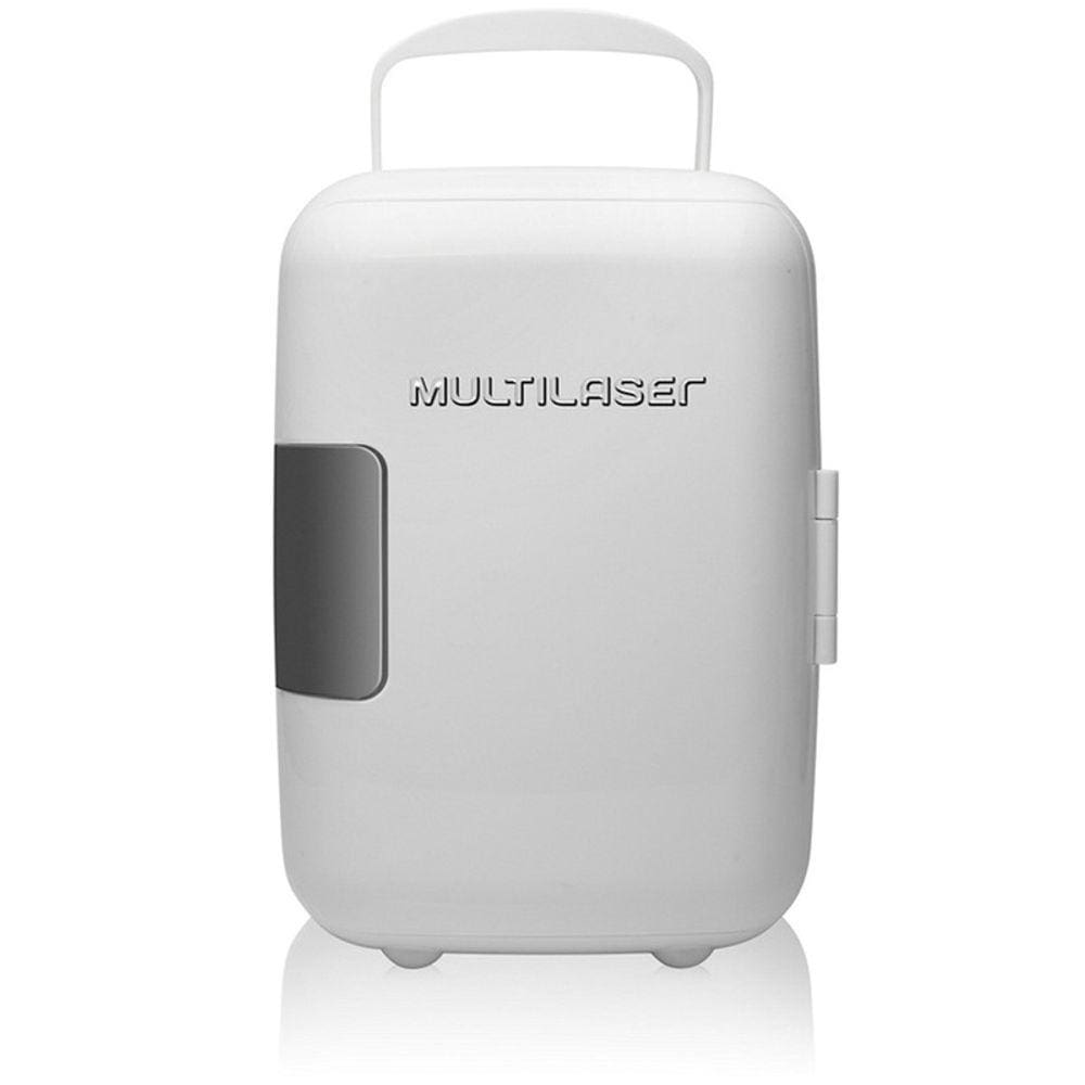 Mini Geladeira Portátil 12v 4 Litros 110v Multilaser Branca TV009