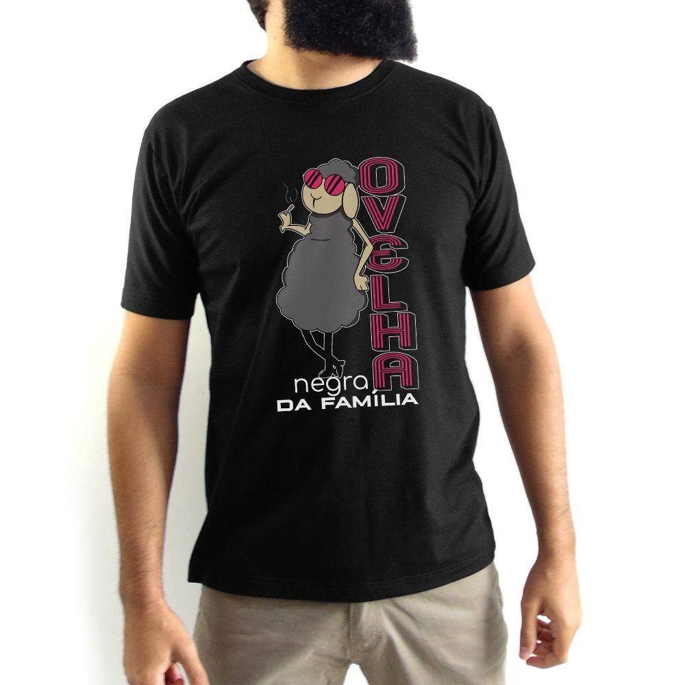 camiseta ovelha negra da familia