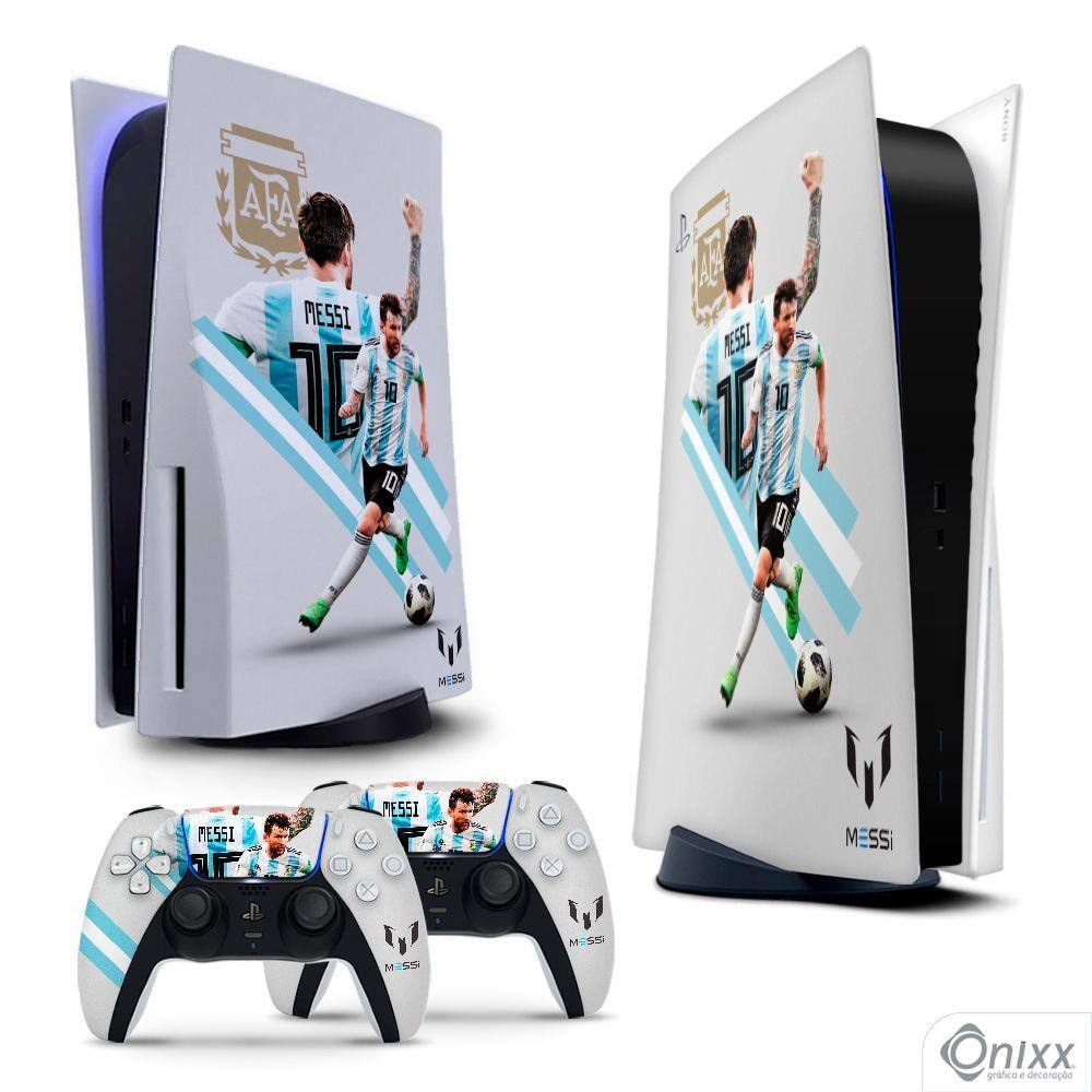 Skin PS4 PRO Adesiva Messi - Argentina