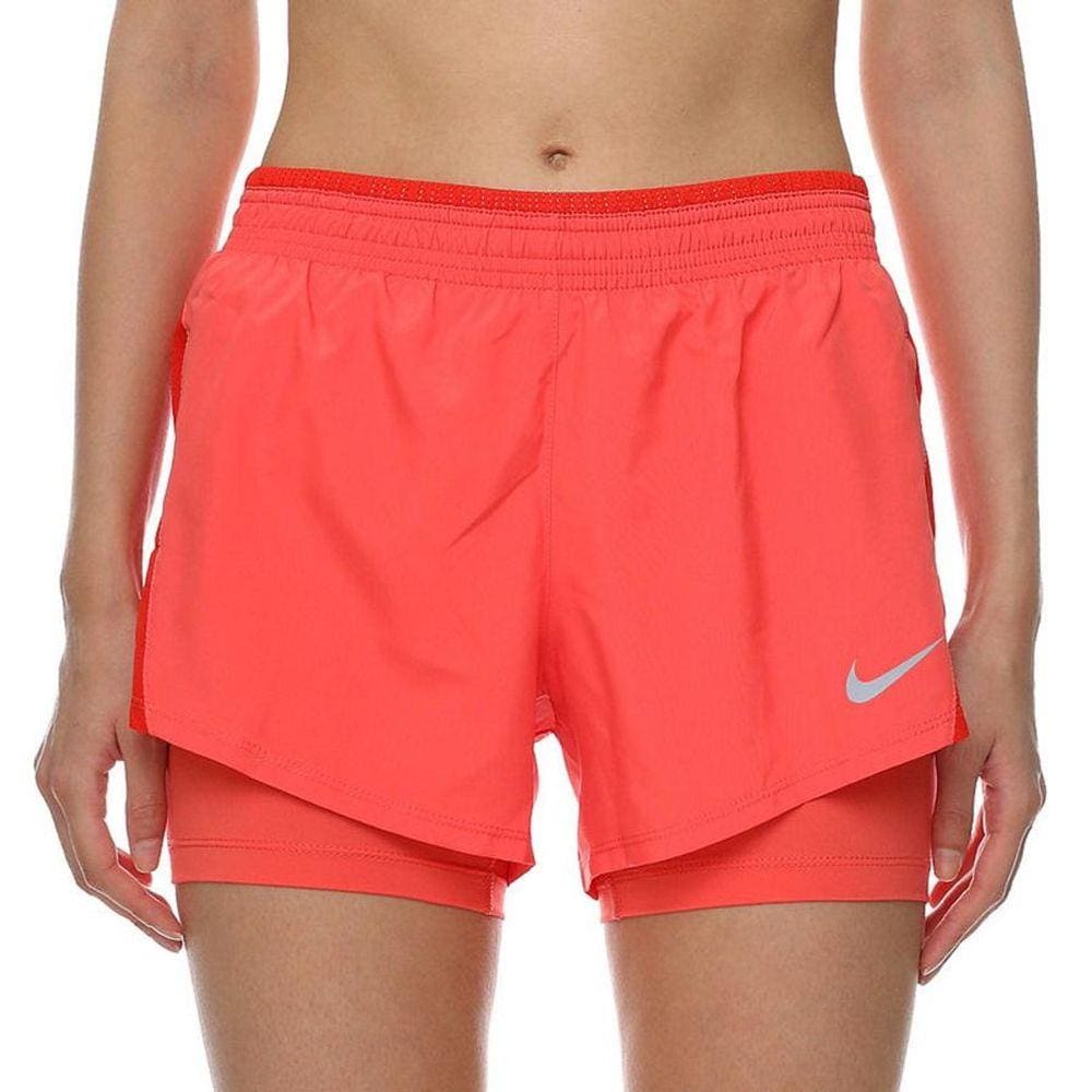 short nike vermelho feminino