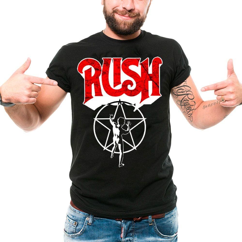 Camiseta  camisa Rush Rock Clássico