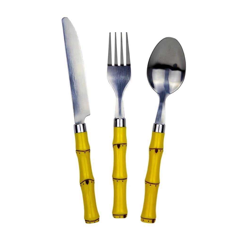 Faqueiro Le Bamboo Sobremesa com 12 Peças