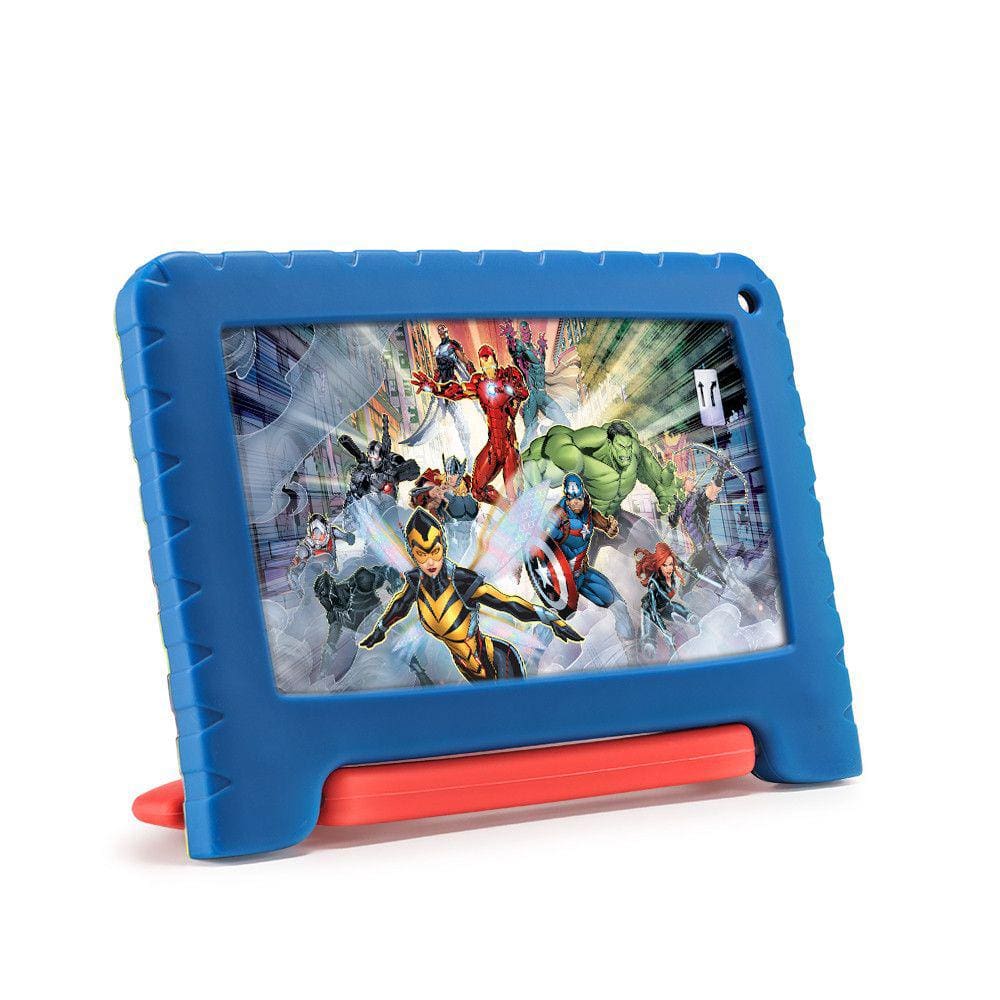 Tablet Multilaser Vingadores Wi-Fi 32GB Tela 7 Pol Android 11 Go Edition com Controle Parental - NB371
