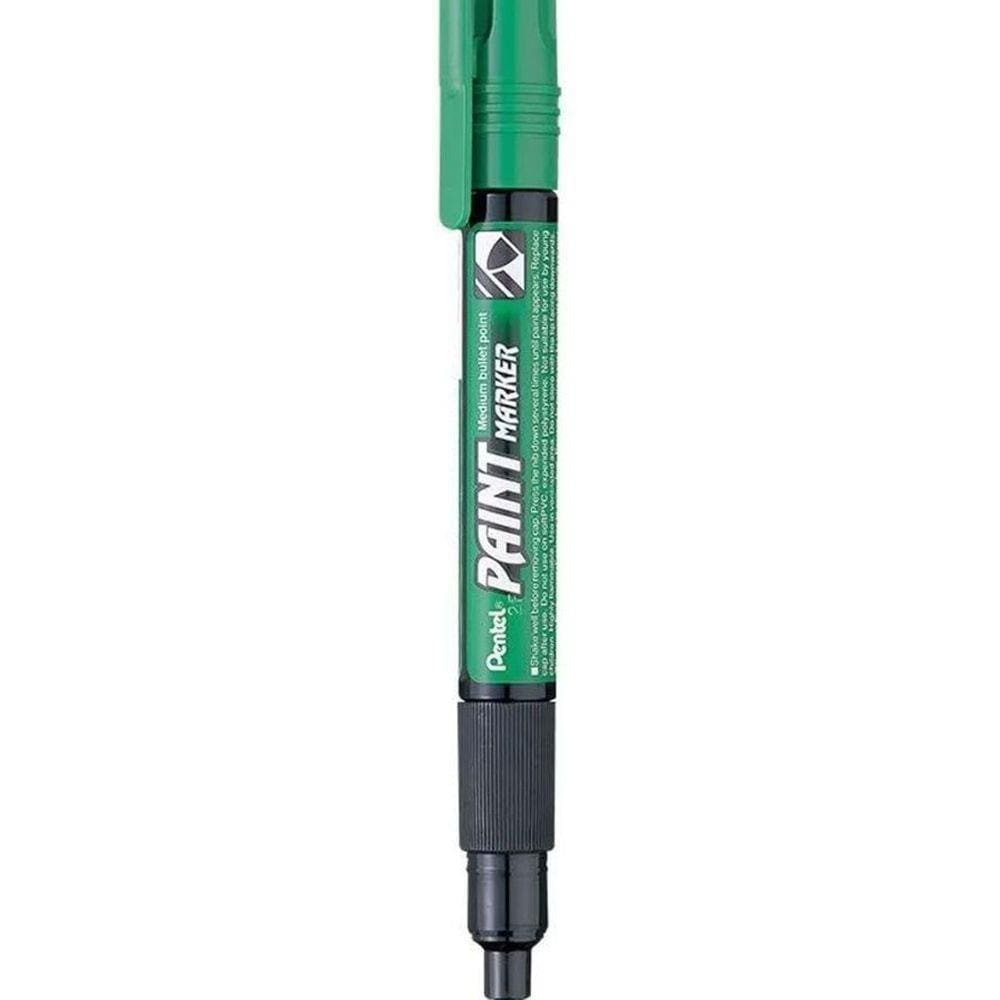 Marcador Pentel Profissional Permanente Paint Marker - Verde