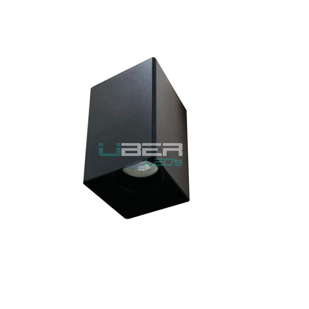 Spot Plafon Box Sobrepor Para Gu10 Opus - Preto