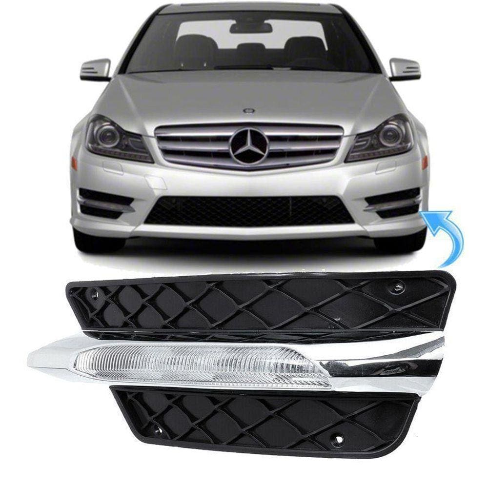 Farol Milha Led Mercedes C180 C200 C250 C300 C350 2011 2014