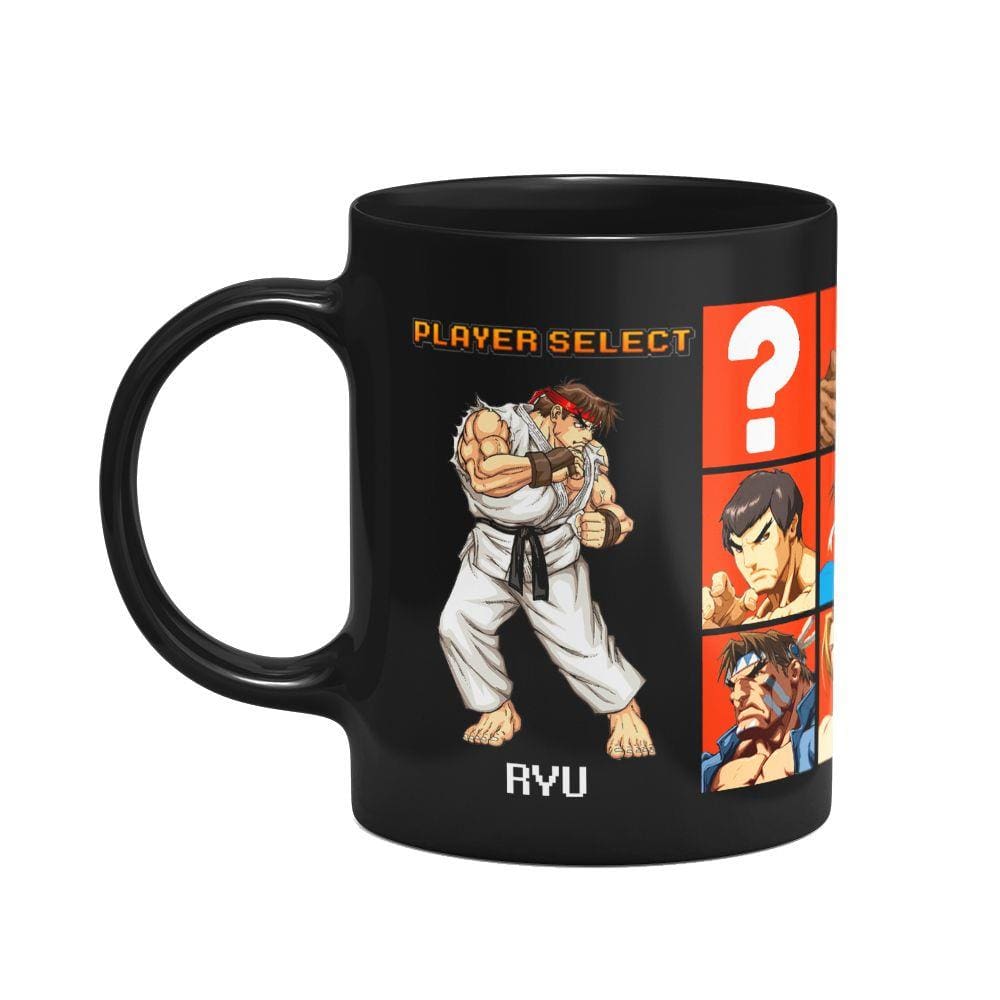 Caneca Gamer - Street Fighter Player Select