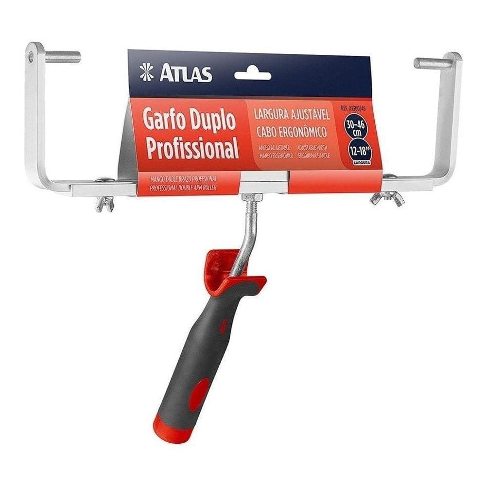 Garfo Duplo Ajustável 30 A 46Cm Para Big Rolo At360 - Atlas