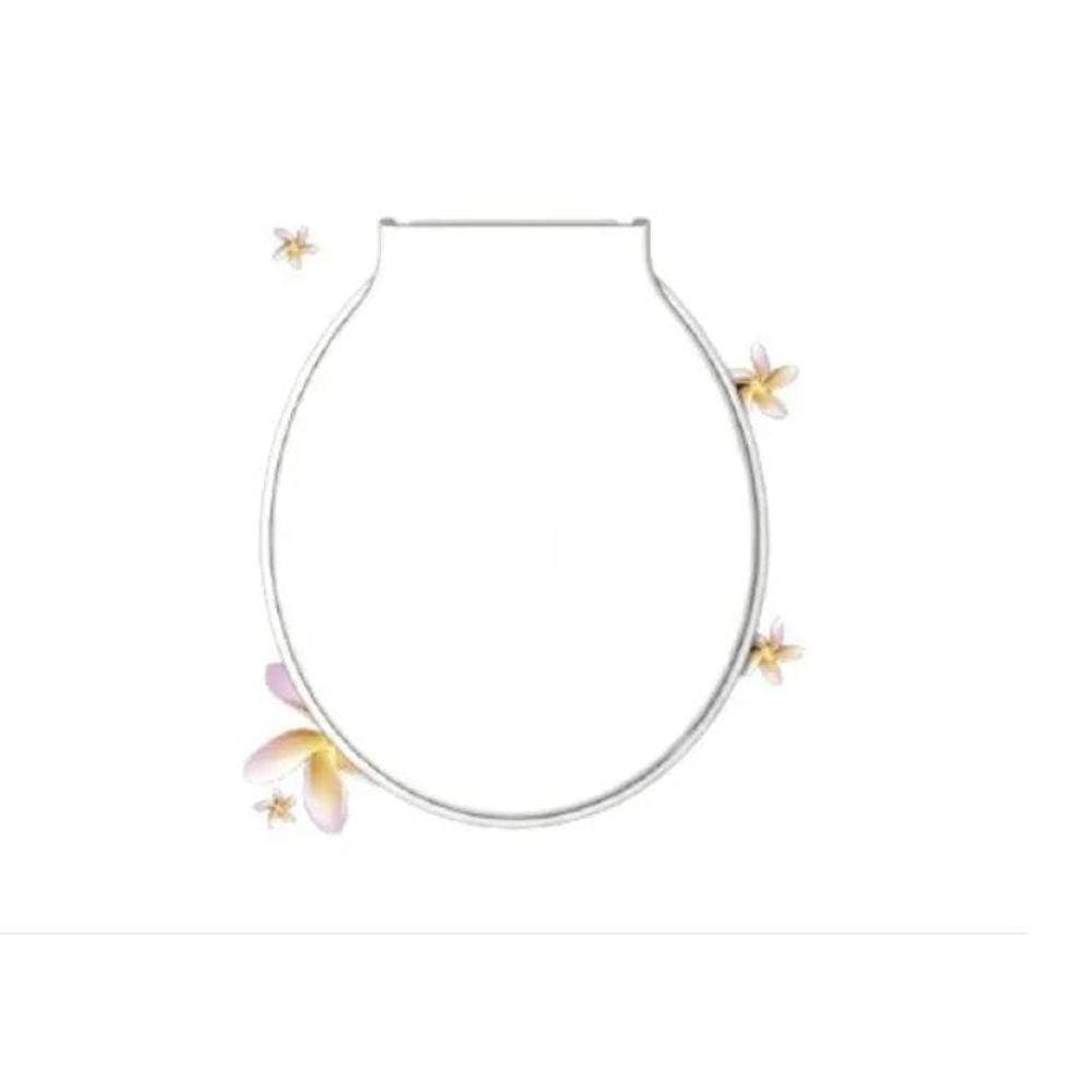 Assento Sanitário Especial Floral Bellart Branco Durín