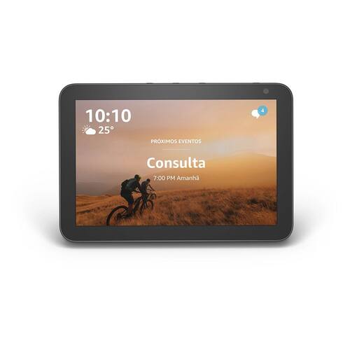 Smart Speaker Echo Show 8 Assistente Voz Preto Alexa Amazon Menor preço em Smart Speaker Echo Show 8 Assistente Voz Preto Alexa Amazon