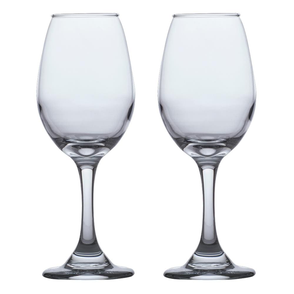 Jogo de Taças de Vidro Água E Vinho Tinto 318ml Luxo - 2 UN