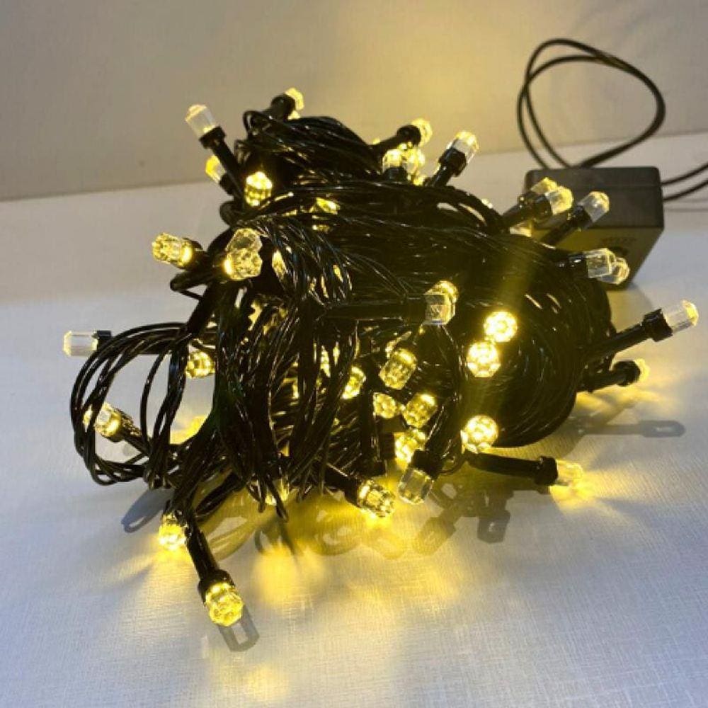 Pisca Pisca Cordão 100 Lâmpadas Led 10M Cor Branco Quente