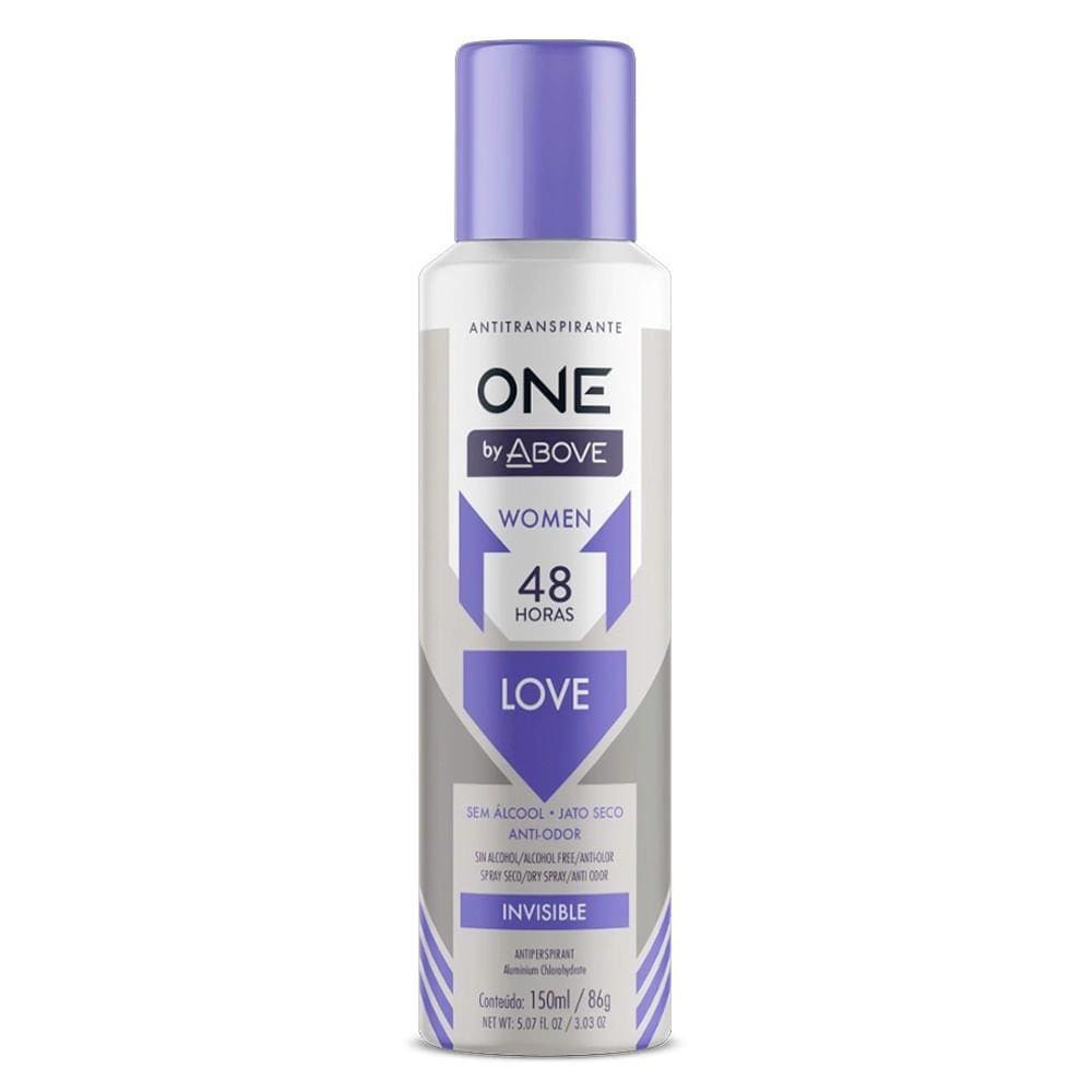 Desodorante Antitranspirante Aerosol One By Above Love Women 150ml