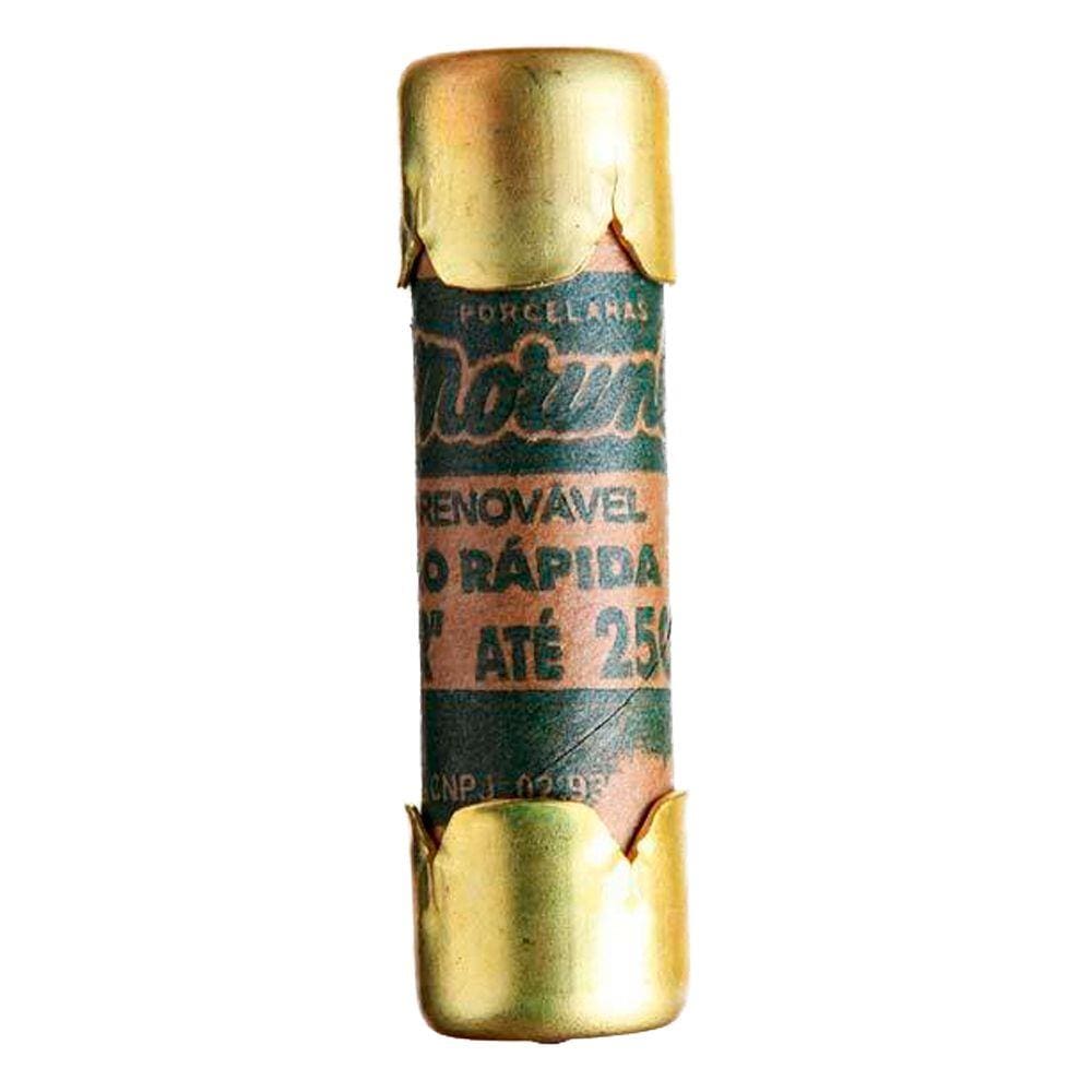 Fusível Cartucho 60a 250v Ação Rápida Modelo Antigo