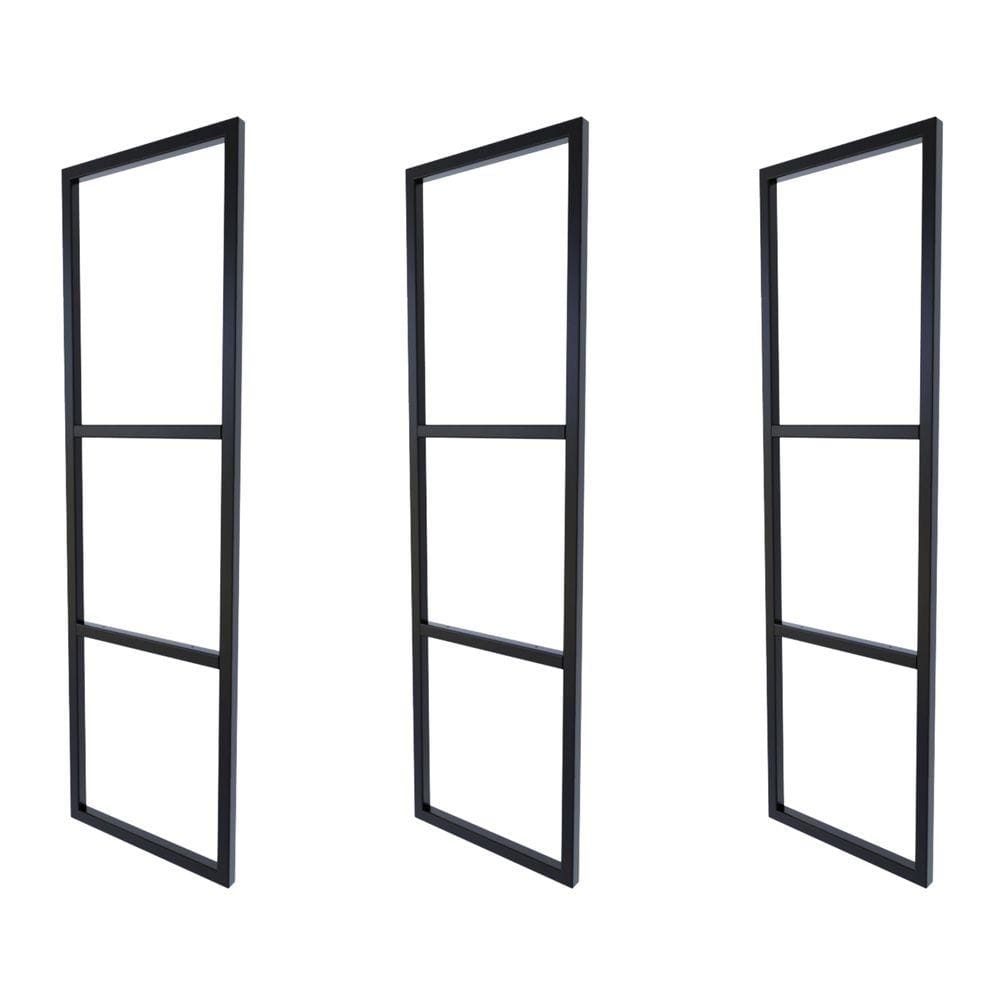 3 Suportes Prateleira Tripla Estilo Industrial Parede Teto