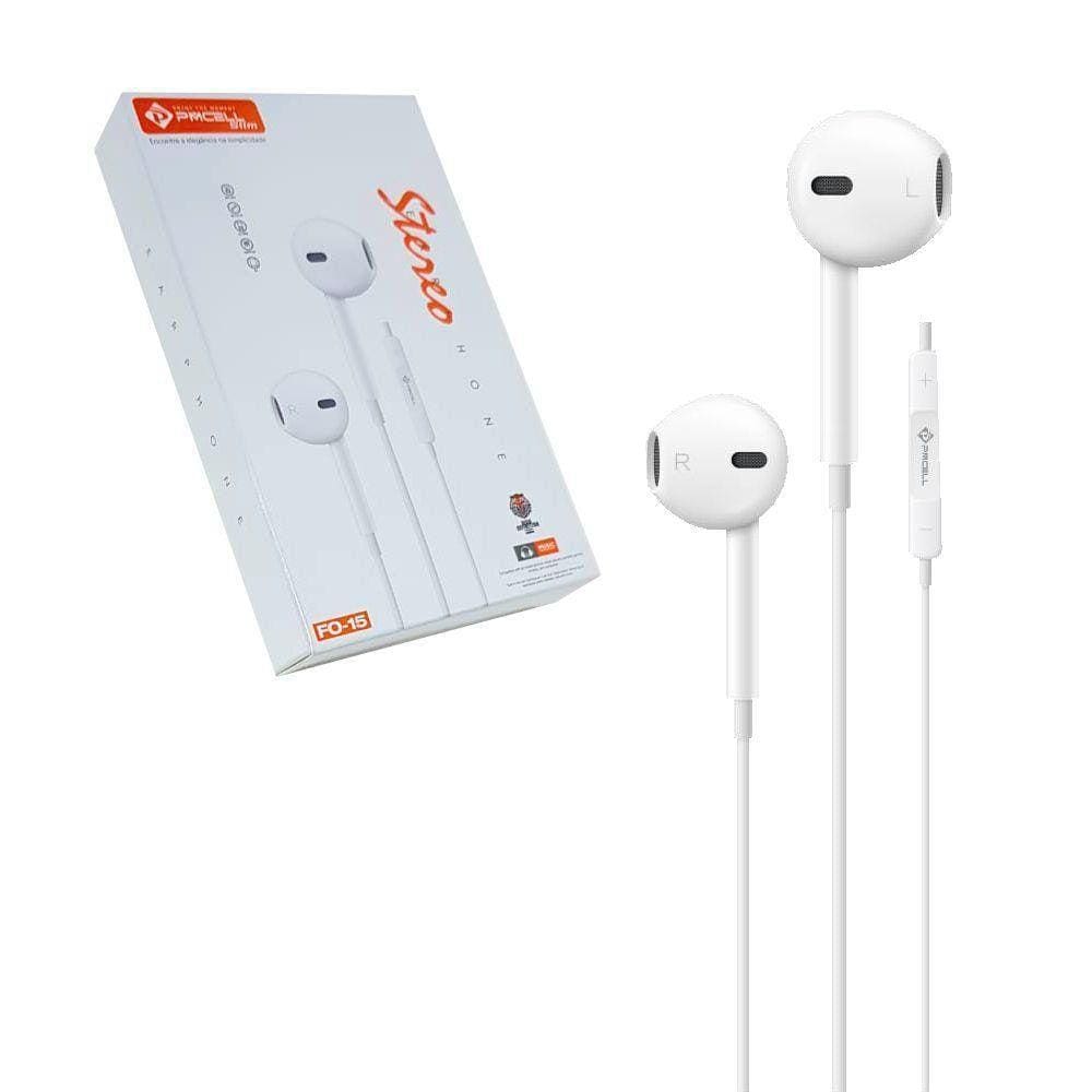 Fone De Ouvido Stereo Pmcell Fo-15