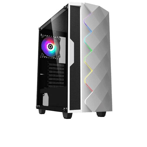 Gabinete Gamer Branco Argb Vidro Diamond Gamemax Menor preço em Gabinete Gamer Branco Argb Vidro Diamond Gamemax