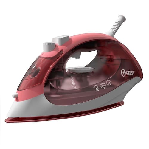imagem-Ferro de Passar A Vapor Oster Aeroceramic Vermelho 220v