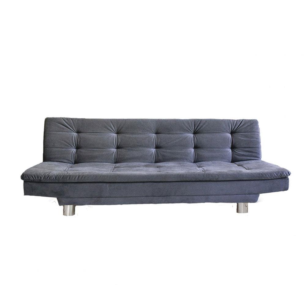 Sofá Cama 3 Lugares Sofanete 189cm Nabas Cinza
