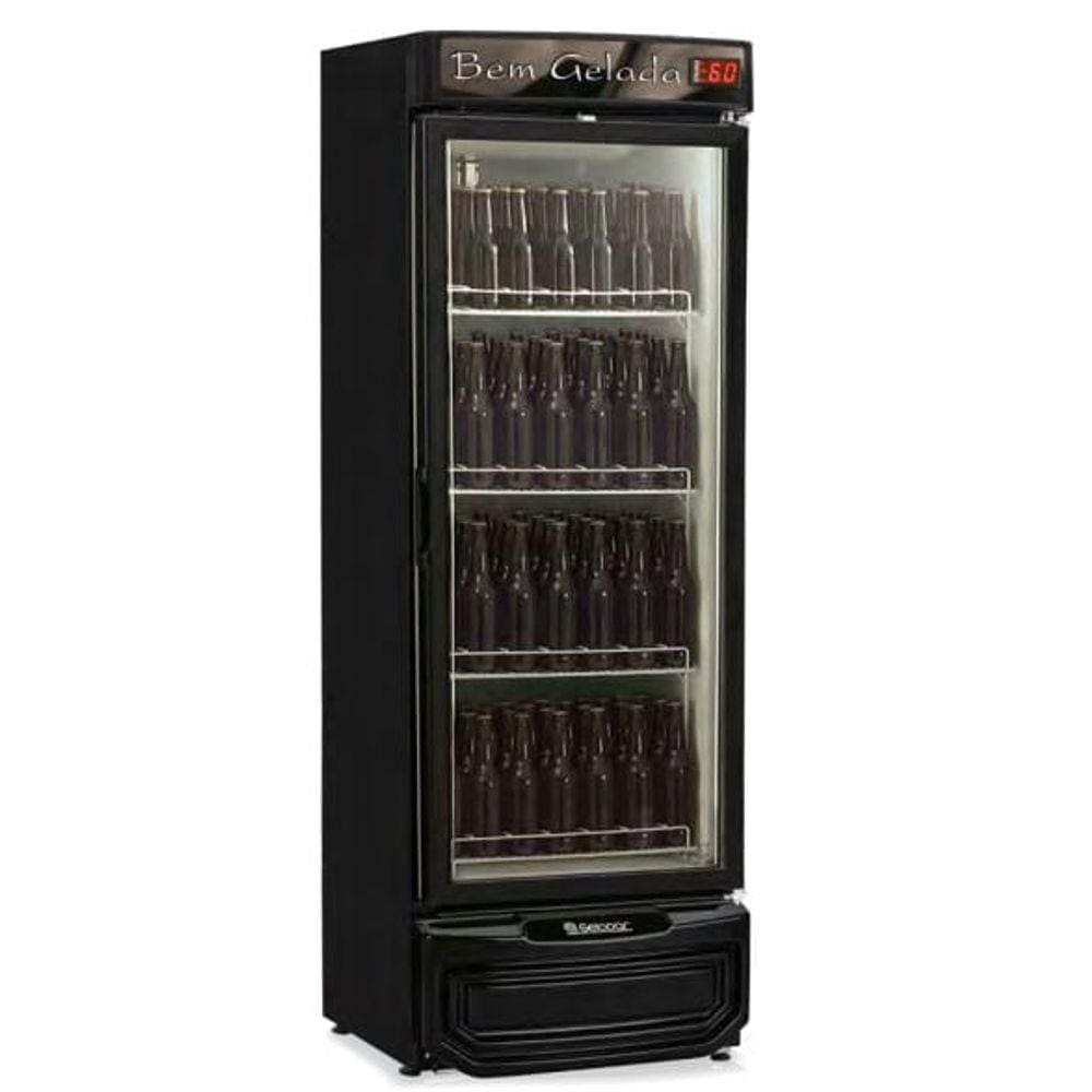 Cervejeira Grba-570pva Preta 572 Litros Porta Vidro 127V - Gelopar