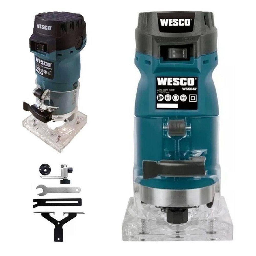 TUPIA LAMINADOS 06MM 1/4\" 0500W 0-33500RPM 110V/220V WESCO WS5047
