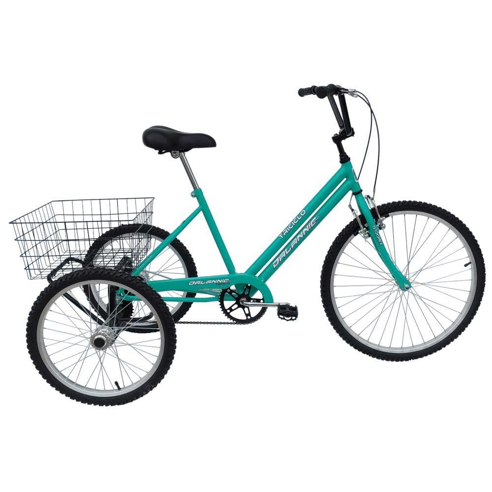 Bike Bicicleta Triciclo Adulto Aro 20 Food Bike Azul Turquesa