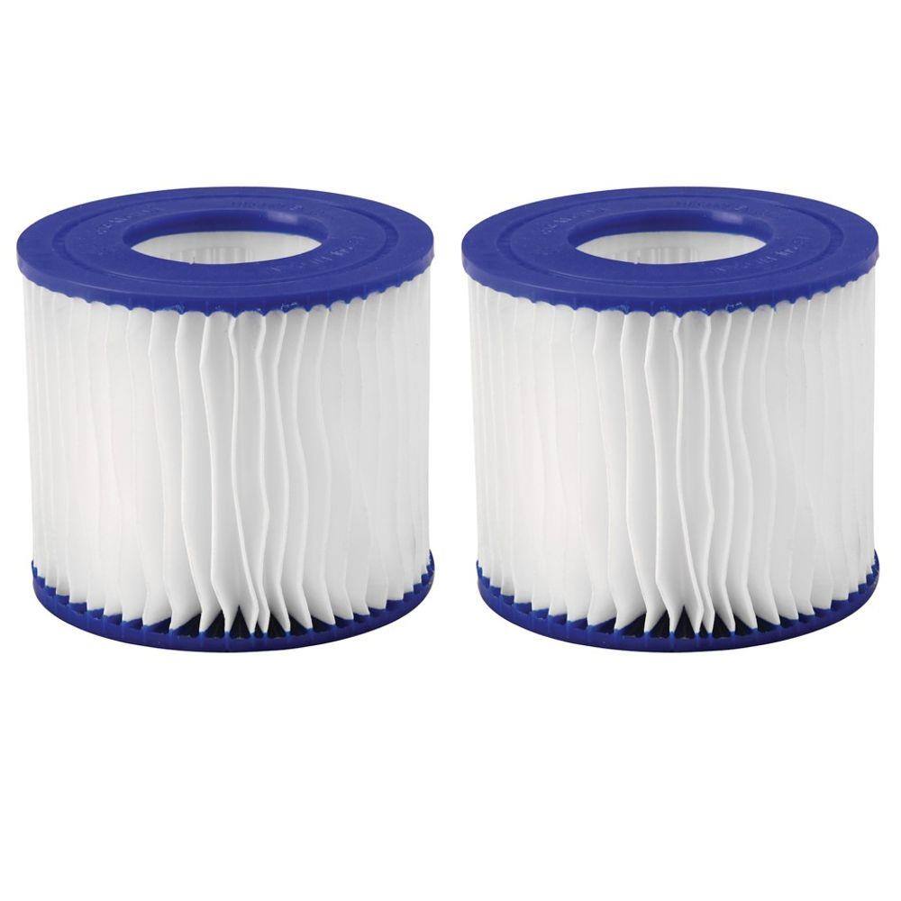 Kit 2 Refil Para Filtro De Piscina Modelo Vazão 2200 Litros/h - Mor