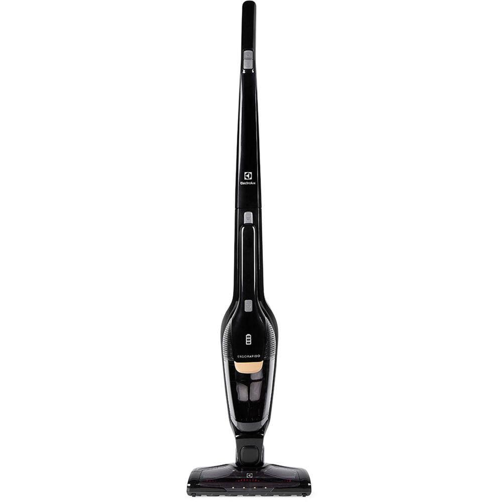 Aspirador de Pó Vertical Electrolux Ergorapido 2 em 1 Vinho Luz LED (ERG24N) - até 30 min Filtro HEPA Função BrushRollClean 420ml