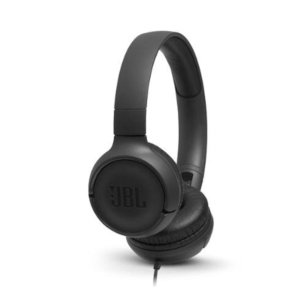 Fone Headphone Tune 500 Preto Jblt500blk Harman Jbl