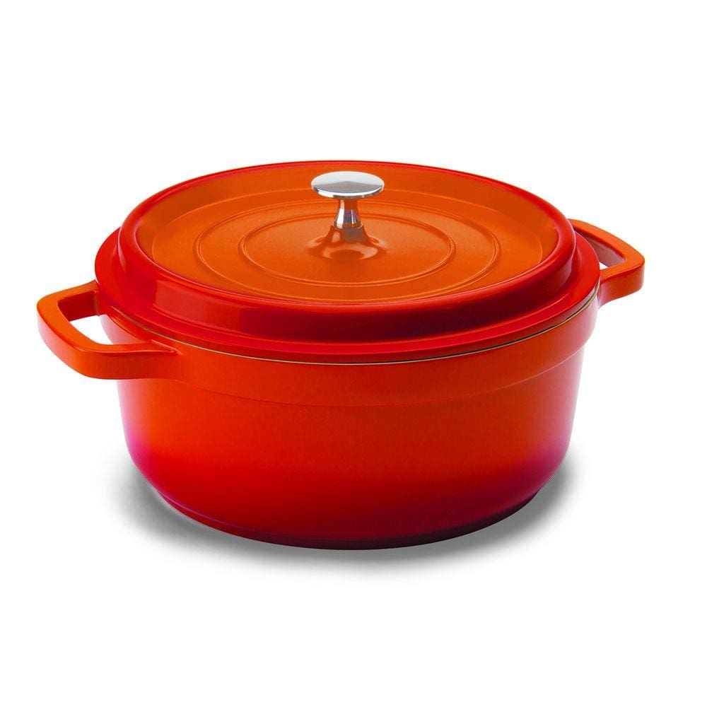 Caçarola Hercules Revestimento Ceramico Indução Laranja 4,3L 25,4X11CM