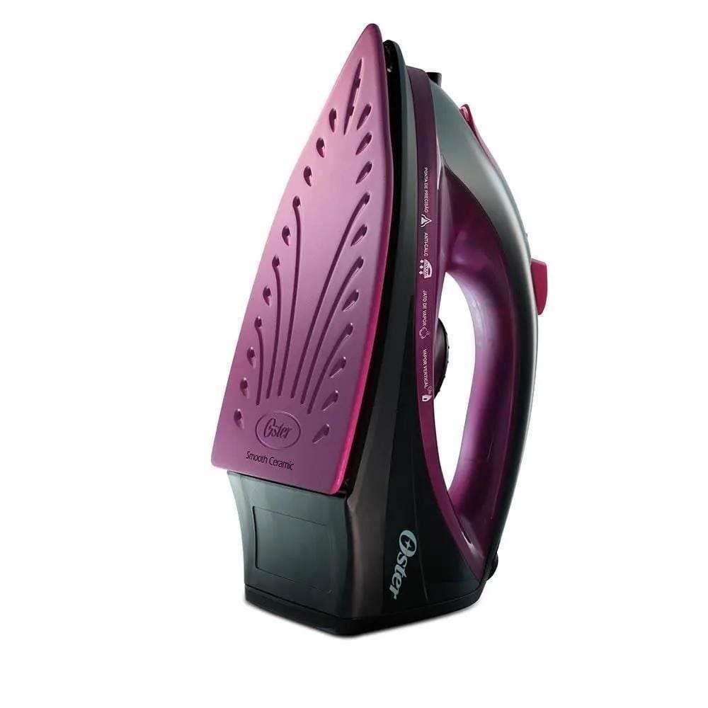 Ferro A Vapor Preto E Roxo Cerâmica Oster 127V