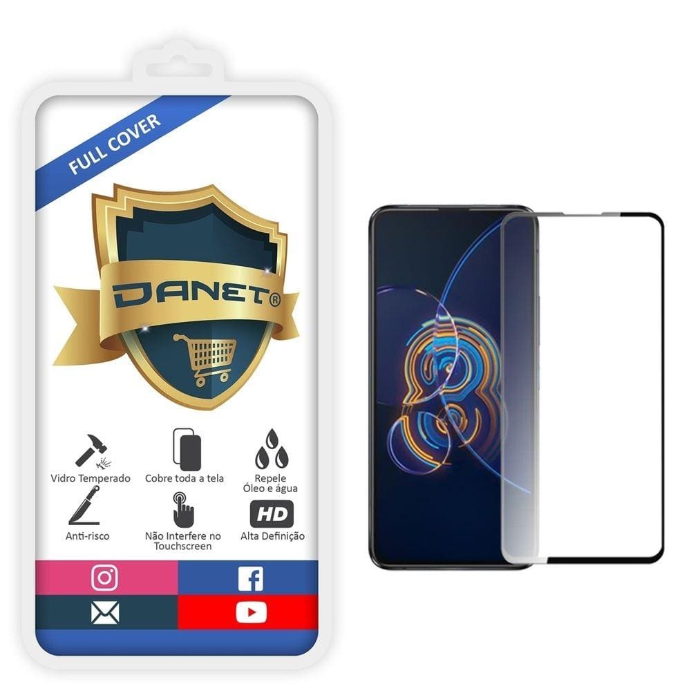 Película De Vidro Temperado 3d Zenfone 8 5.9 Full Cover 9H