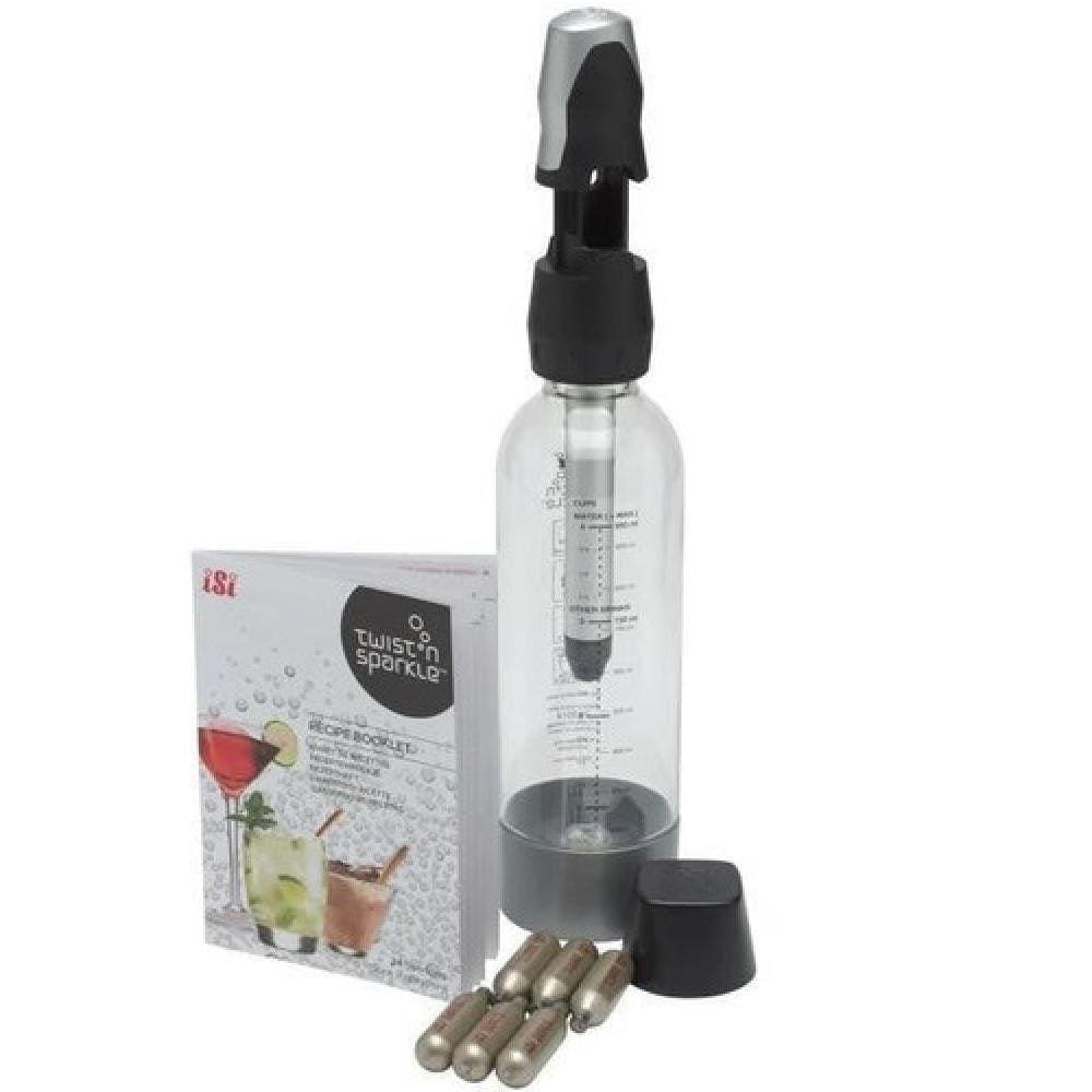 Garrafa Twist`N Sparkle Gaseificador De Coqueteis Isi