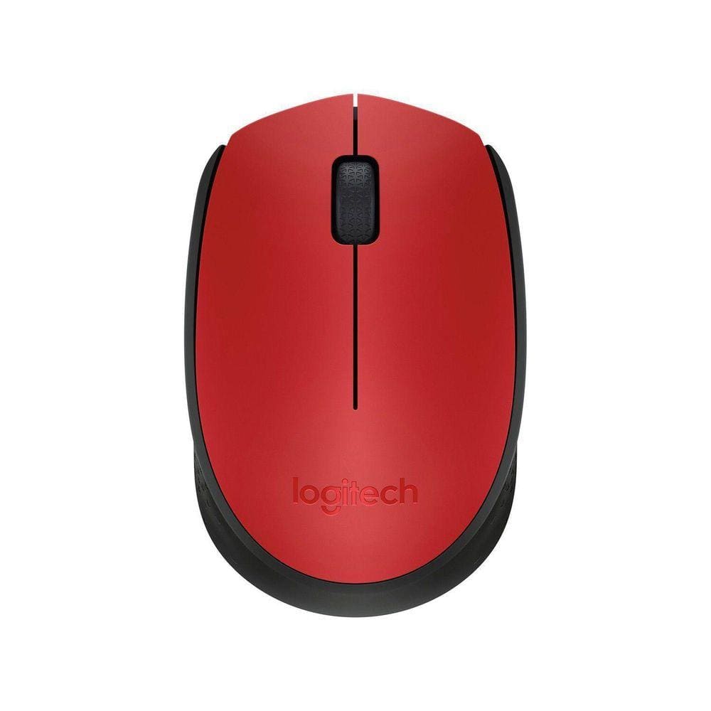Mouse Sem Fio Logitech M170 Vermelho