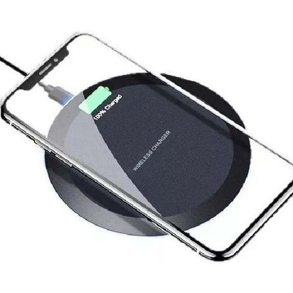 Carregador Por Indução Sem Fio Qi 10w Quick Charger It-Blue