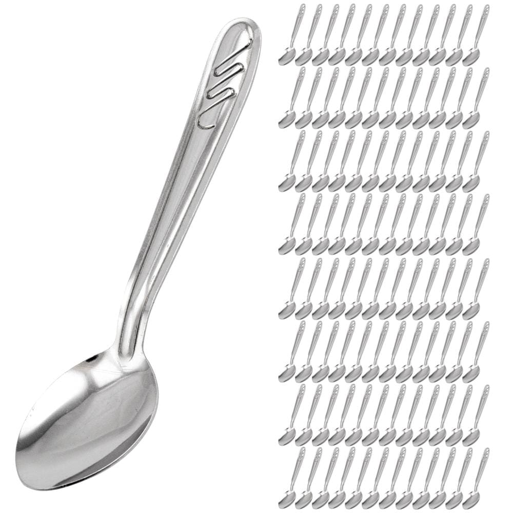Jogo 96 Peças Colher De Sobremesa Talher De Mesa Restaurante