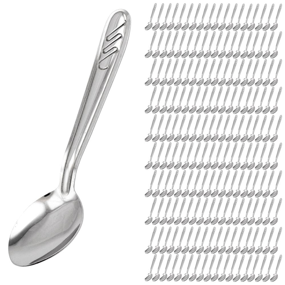 Jogo 180Peças Colher De Sobremesa Talher De Mesa Restaurante